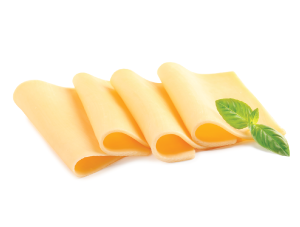Alternative dairy cheese slices.
